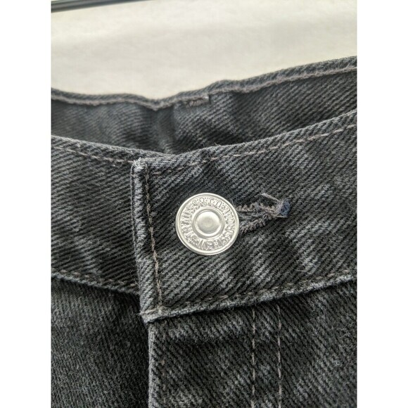 Vintage Black Levis 550 Relaxed Fit Tapered Leg Jeans Womens Sz 16 W M - Picture 3 of 11